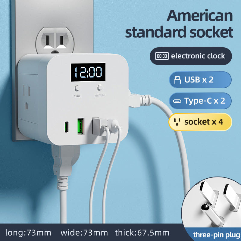 Magic cube american standard socket usb power strip power strip american standard american american canadian american version china taiwan drag board