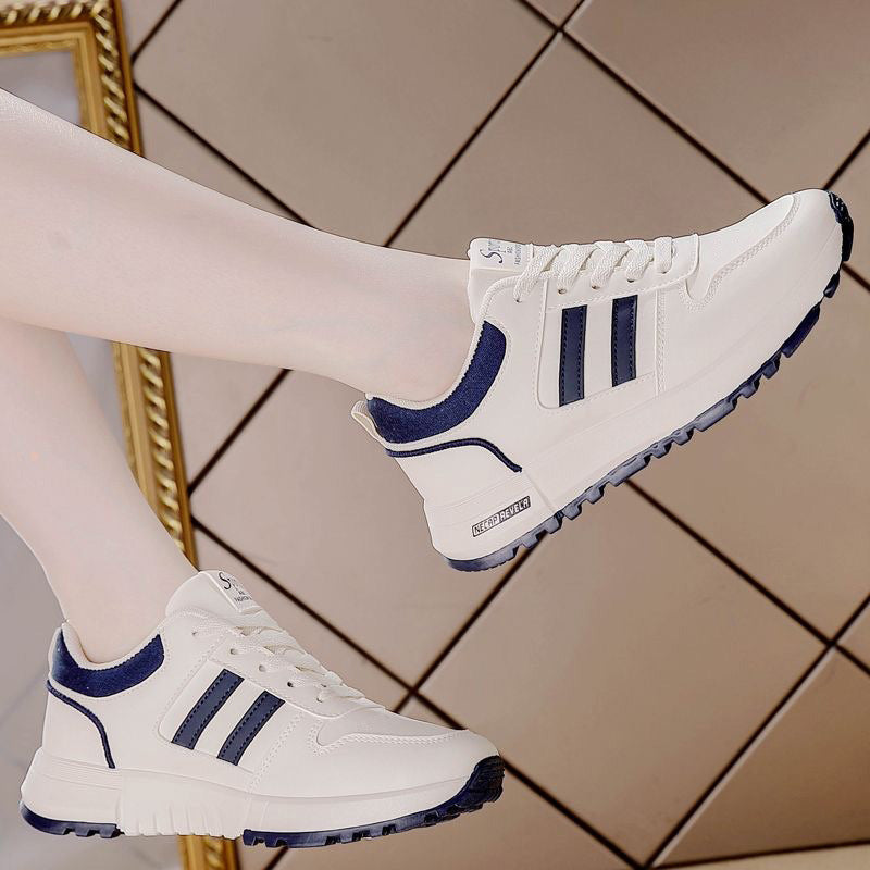 2025 spring/autumn new plus size casual breathable lightweight versatile height increasing chunky sole athletic running shoes women's shoes 5115