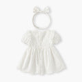 Baby girl dress gown summer children's skirt  summer new style princess dress chic short sleeve tutu dress