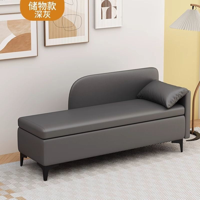 Imperial concubine bench - multi-functional storage ottoman for home use - adult seating - rectangular sofa bench for bedroom
