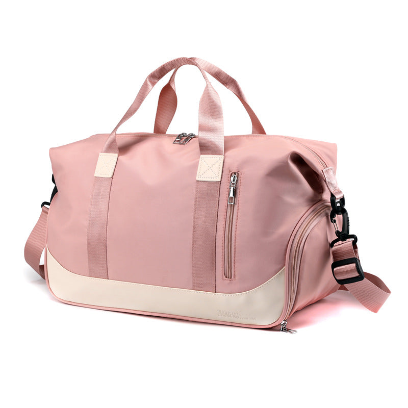Fitness bag wholesale, large capacity portable sports swimming yoga short trip bag women's messenger bag boarding bag