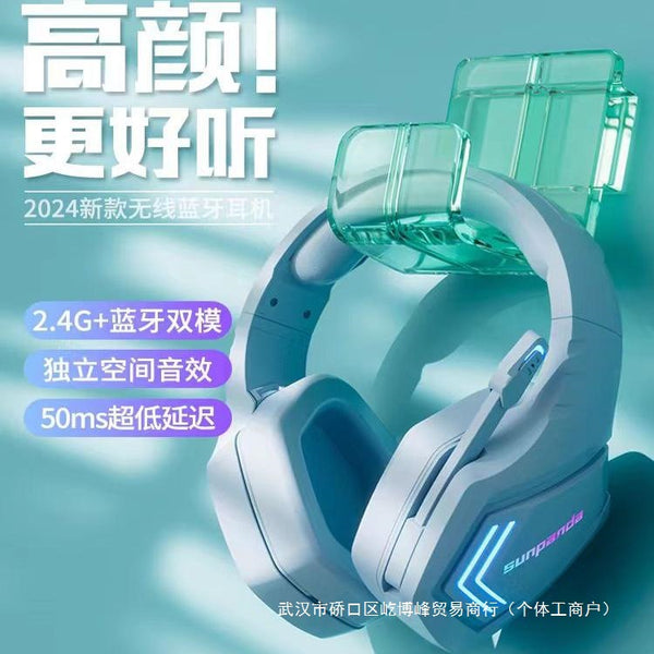 Bluetooth Headset Headset Wireless Gaming Headset Desktop Computer Laptop Phone with Microphone