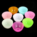 Beauty bowl spa mask mixing tool plastic mask bowl wholesale set - flat rim bowl