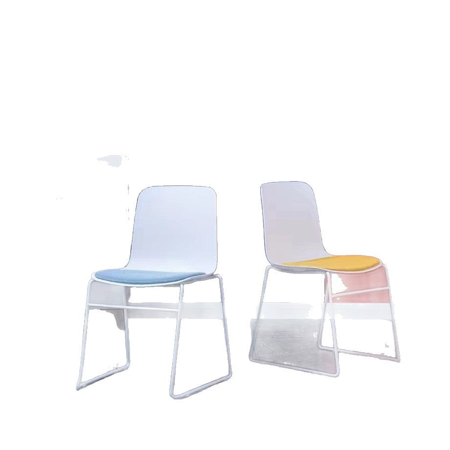 Conference training chair - nordic style, armless, modern minimalist design for office, reception, negotiation, and training