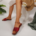Ready-to-ship wholesale plus-size flat sandals for women, summer , fairy-style open-toe thong sandals
