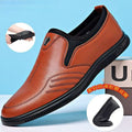Men's leather shoes - soft leather, soft sole - business casual, work, security, dad shoes - wholesale & dropshipping available