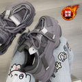 Thick sole dad shoes for women 2026 autumn winternew arrival leather surface heightening two cotton student fleece-linedplatform shoes sneakers cotton shoes