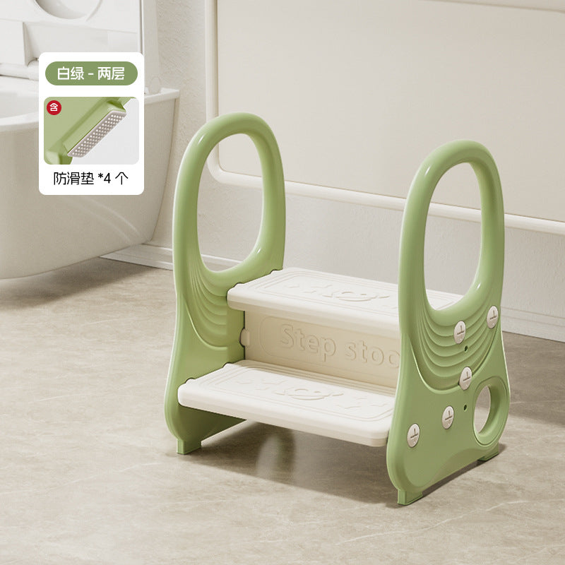 Baby Stepping Stool Hand Steps Armrest Stool Face Stool Children Washing Ladder Washing Ladder Steps Climbing Stairs