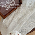 New arrival floral yarn embroidered gauze curtain frenchcut out window gauze living room balcony bedroom bay window princess gauze shaoxing curtain
