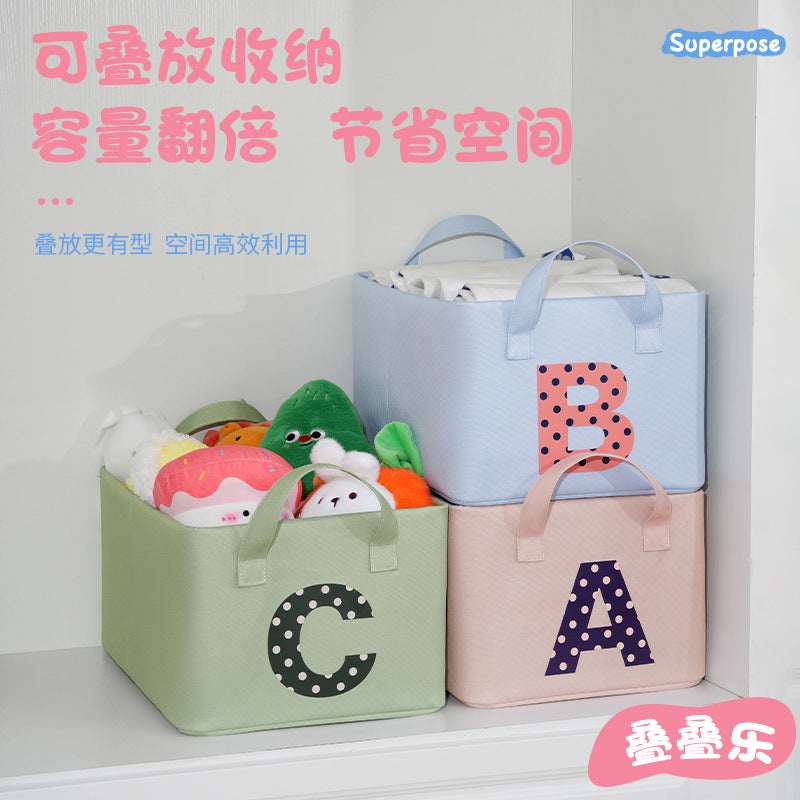 Beilian Home Furnishing Clothing Storage Basket Bedroom Toy Organizing Box Dormitory Storage Box Foldable Clothes Storage Box