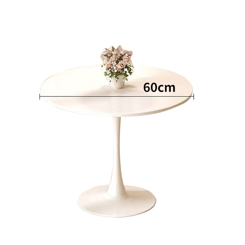 For home table and chair suit tulip dining table milk tea shop table and chair casual round table negotiation table seat table chair