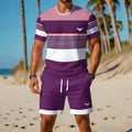 men's short-sleeve and shorts set, casual sportswear set, 3d printed cross-border hot seller, dropshipping available
