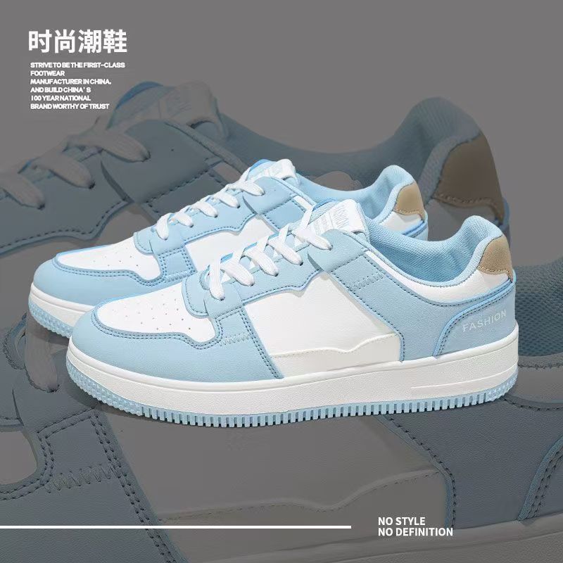 2026 new spring hot-selling men's shoes: stylish and versatile skate shoes, thick-soled, wear-resistant casual sneakers, trendy student shoes for men