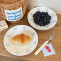 Starfish plate ceramic plate ins high-looking dinner plate cake dessert fruit plate pasta western food plate round dish plate