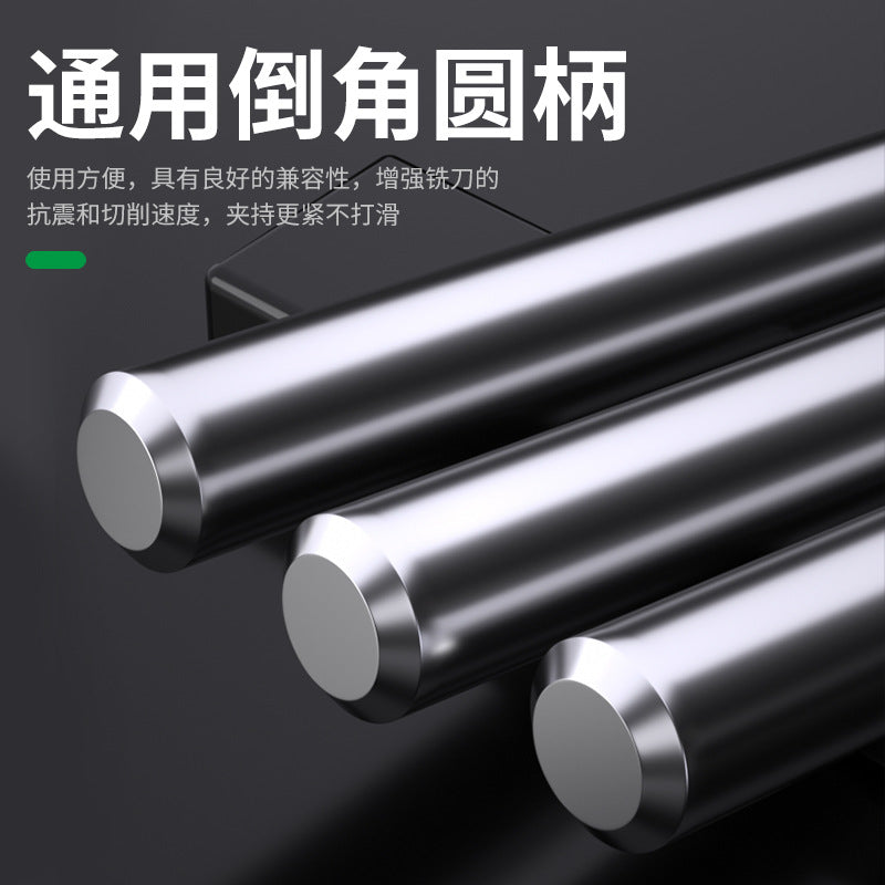 Baolian Profiling Colorful Single Edge Aluminum Milling Cutter Minimal Aluminum Alloy Door and Window Cutting Slotting Punching Step Drill Bit