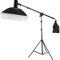 Live broadcast light fill light top light stand transverse arm photography light transverse bar universal wheel rocker arm 1/4 screw light stand transverse arm rod
