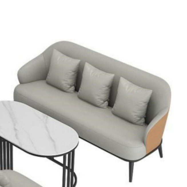 Reception table and chair combination sales office accessible luxury hotel balcony casualcasual beauty salon sofa single person negotiation meeting