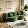 Double lazy tatami fabric compression sofa bed foldablenew arrivalall-in-one molded small apartment rental sofa