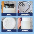 Double drinking large capacity handle kettle thermos cup 316 stainless steel high appearance portable straw cup travel kettle wholesale