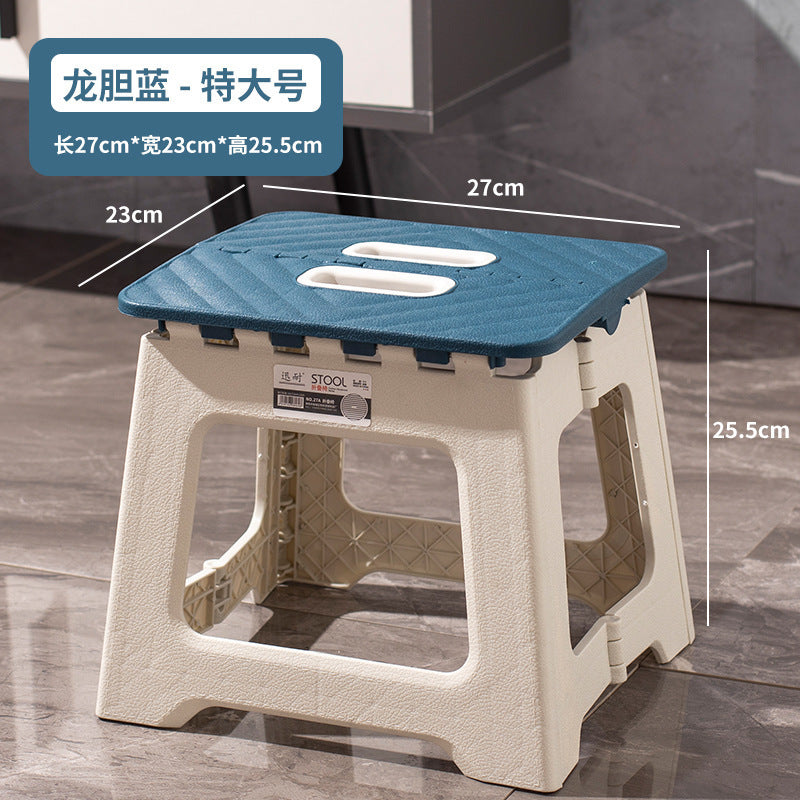 Foldable stool, thickened adult chair, portable home & outdoor camping chair, handheld durable student chair