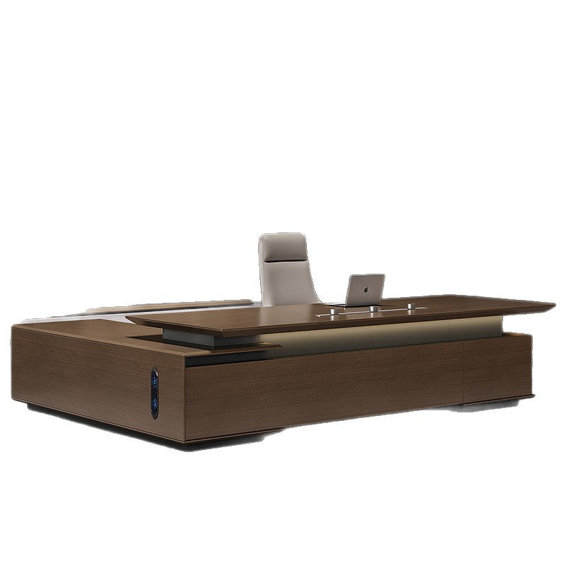 High-end executive desk, office desk, boss desk, minimalist modern light luxury ceo desk, office desk and chair set