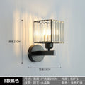 Hotel light luxury crystal bedside wall lamp  new internet celebrity corridor aisle bedroom entrance wall background wall lamp