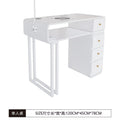Widened 45cm, same price: iron sheet, baked enamel, odorless, multifunctional nail table - trendy, light luxury, cream-colored nail table
