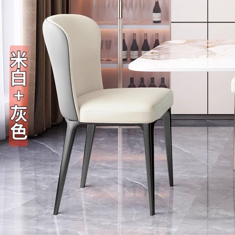 Minimalist italian dining chair, light luxury belle stool, modern nordic restaurant casual home chair, hotel small apartment