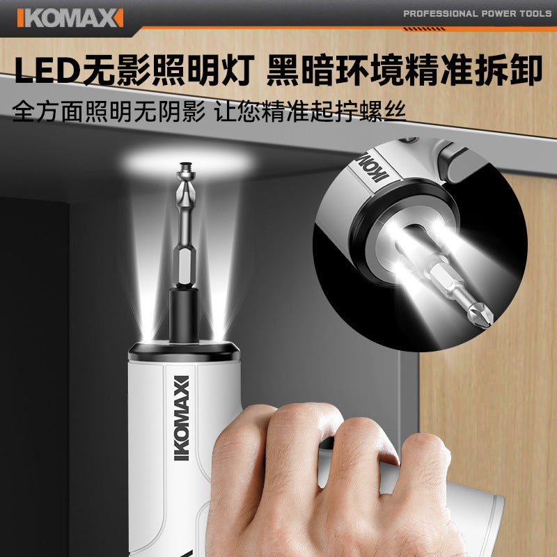 Ready-to-ship electric screwdriver, handheld drill, small multifunctional cordless mini screwdriver tool set