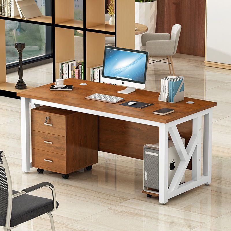 Boss desk office computer desk casual modern for home study desk staff double employee workstation special writing desk