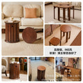 Solid wood stool for home stackable bench combination high round stool stacking stool restaurant stacking guest spare stool