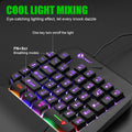 Limei gk103s illuminated gaming keyboard - mechanical feel, mobile gaming throne, one-handed keyboard, phone keypad converter