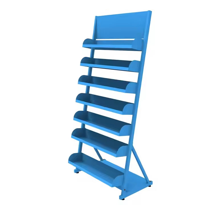 Source Factory Bookstore Bookshelf Magazine Display Shelf Retail Store Bookshelf Display Shelf Commercial Imported Creative Storage