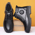 Winter cotton shoes for men, warm, fleece-lined, extra thick, casual high-top sneakers, men's non-slip shoes, wholesale and dropshipping available
