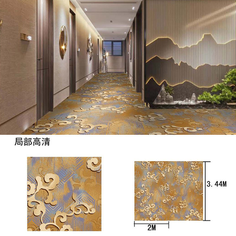 Haima 800g nylon carpet b1 hotel corridor banquet hall box club whole patchwork carpet carpet