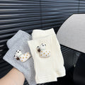 Girls' spring/autumn new leggings - cartoon 3d puppy design, stylish and trendy casual pants, can be worn as outerwear, hot-selling fashion item