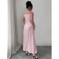 Amazon elegance longdresssummernew arrival waist slimming look a swing party banquet skirt