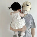 Summernew arrivalinfant outwear suspender bag butt shirt baby girl cute suspender cartoon bag butt skirt crawling suit summer