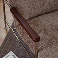 Fika casual sofa chair medieval style living room modern light luxury single sofa removable and washable soft sofa single chair