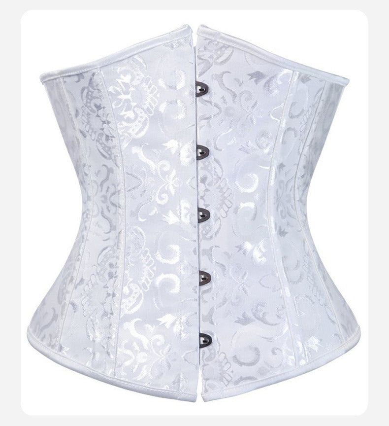 Corset simple waist corset slightly fat new arrivalk-style breathable sexy shaping tops rubber bone jacquard waist clip