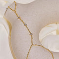 European and american cross-border millet beads rice beads bracelet zircon pearl ring chain finger chain jewelry bracelet