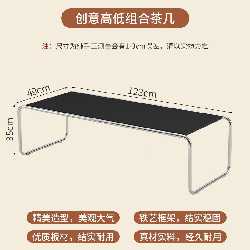 Langyujia for homewrought iron coffee table side table living room sofa creative coffee table bracket combination paint combination cream style