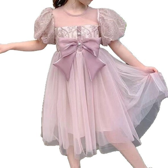 Girls' dress - new  korean style, trendy kids' skirt, summer little girl princess dress, sweet style