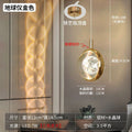 new luxury crystal ball bedside chandelier - trending bedroom, dining room, creative art bar, and cafe lighting
