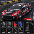 gtr professional rc remote control car - four-wheel drive high-speed racing drift car - porsche model - boy's toy car