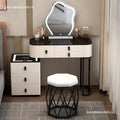 Vanity table bedroom solid wood smart home vanity table multi-functional makeup table accessible luxurycasualplaid vanity table