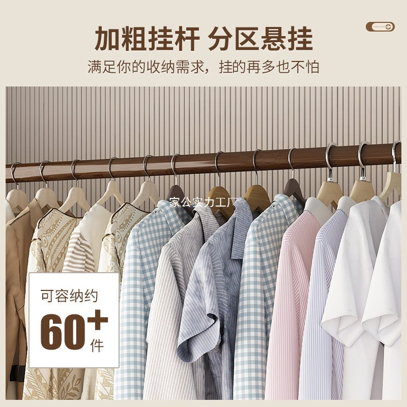 Simple hanger Floor-to-ceiling bedroom corner coat rack Multifunctional home balcony drying rack Clothes storage rack
