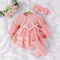 Children's clothingautumnew arrivalgirldress pure colorstripeslong sleeves mesh skirt
