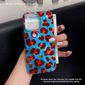 New leopard print big hole glacier phone case for apple 16 pro max, anti-drop iphone 17 fashion protective cover