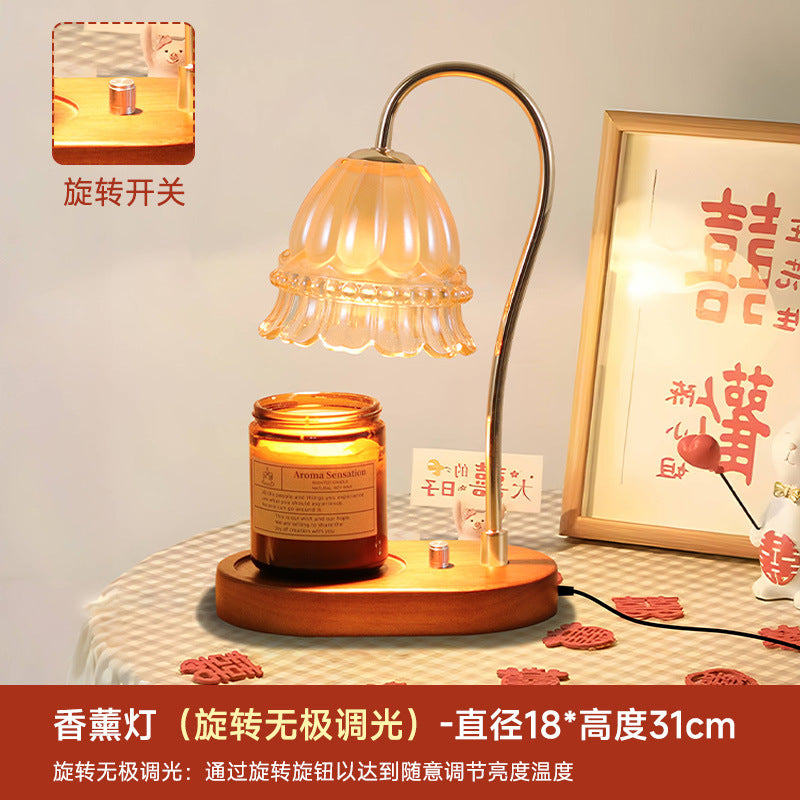 Wedding aromatherapy lamp bedside lamp wedding room dowry lamp wedding red wax melting lamp everbright lamp wedding gift for the newlyweds